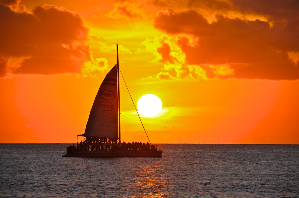 Catamaran Sunset Sail - Ashley &amp; Carson